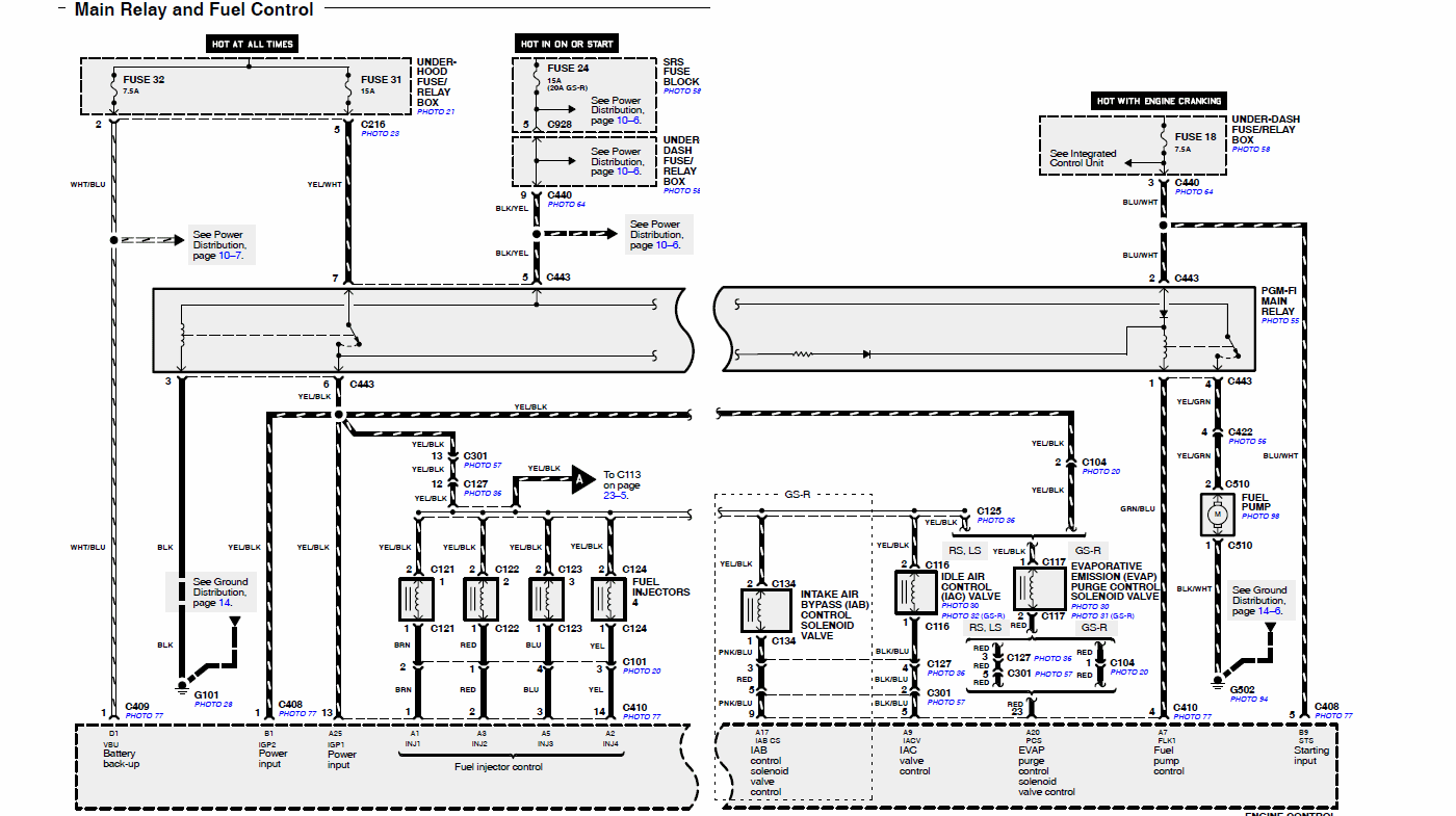 2002 Honda Civic Fuel Pump Wiring Diagram / 2000 CIVIC STEREO WIRING
