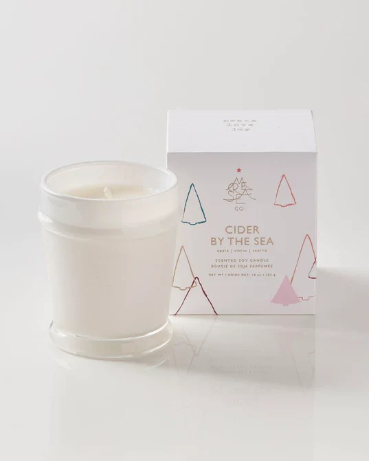 Mersea Holiday Boxed Candle Cider by the Sea Dan's Southern Prep