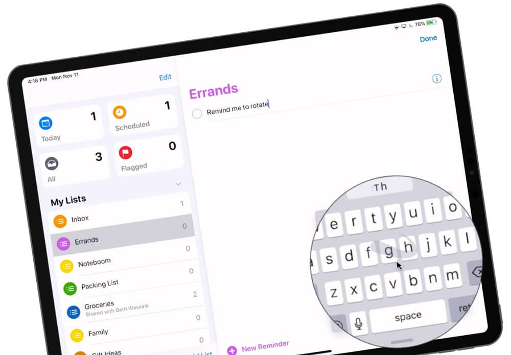 New on the iPad QuickPath Typing and Floating Keyboard Dans Tutorials