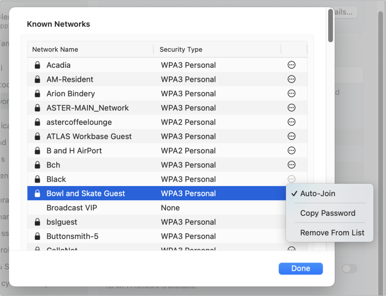 How to find, delete, and manage WiFi network passwords on macOS Dans