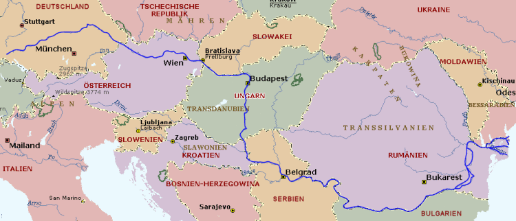 Fotoarchive vom gesamten Verlauf der Donau