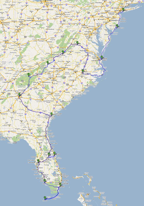 Reis Anky28 Tips rondreis OostAmerika NewYork > Florida