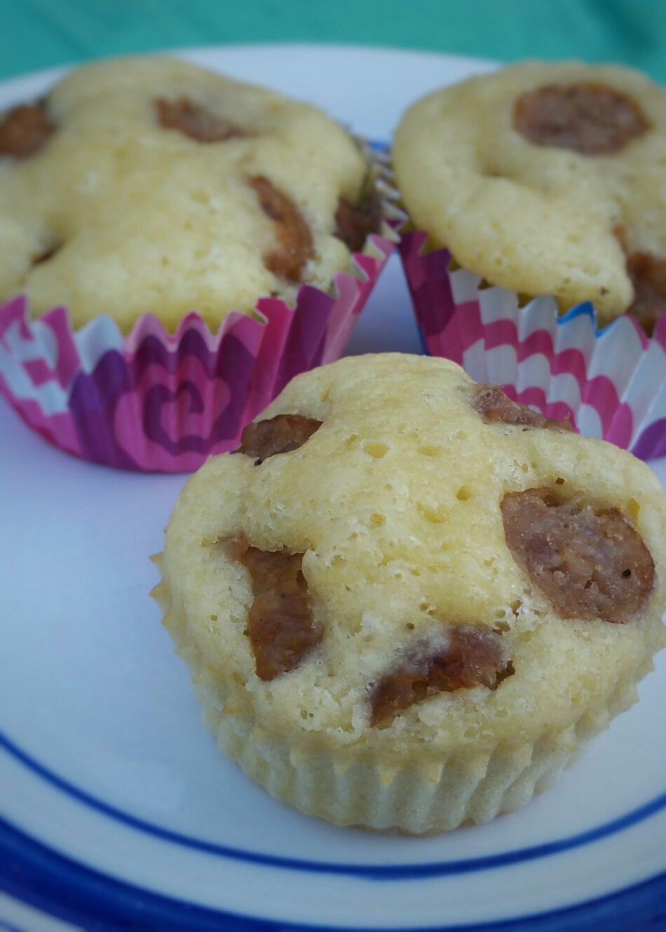 Easy Sausage Pancake Muffins » Tales From the Nursery