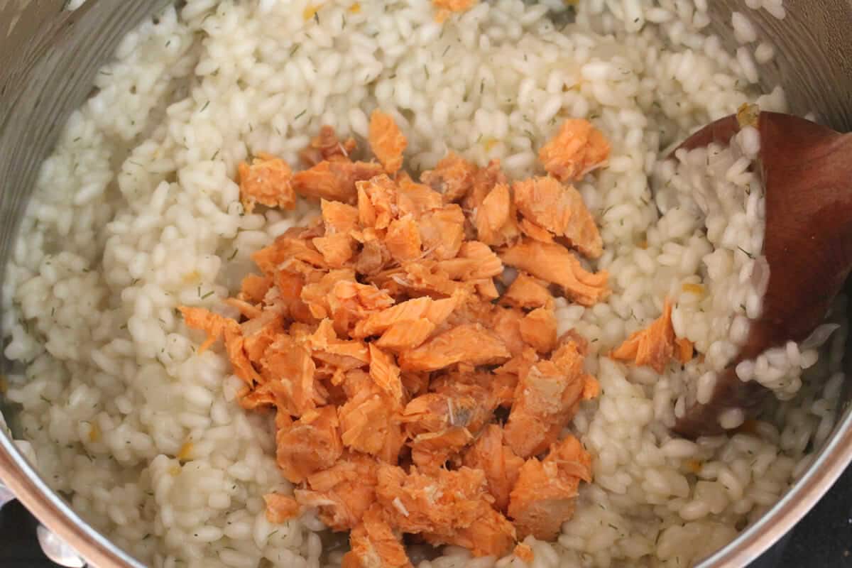 Salmon Risotto with Preserved Lemon The Daring Gourmet