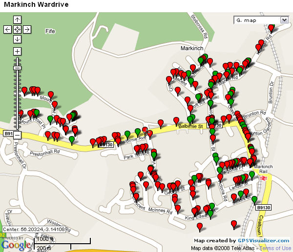 Glenrothes public art/Google Maps project
