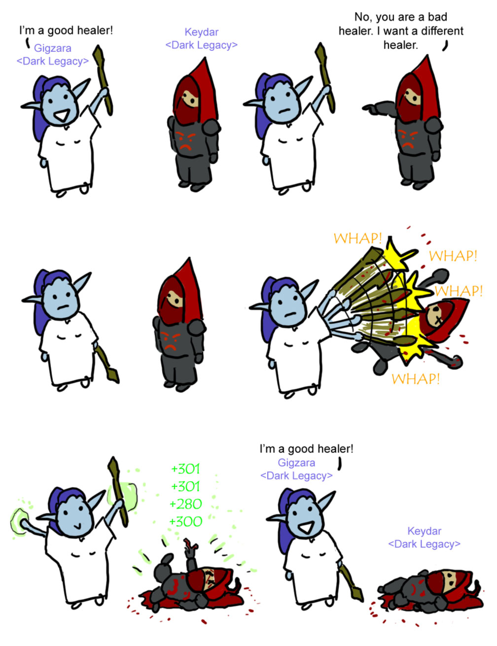 I'm a good healer!