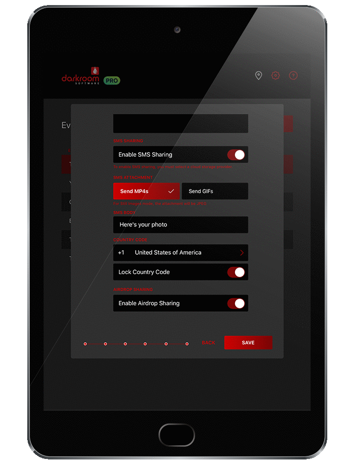 ipad app DR Booth Darkroom Software