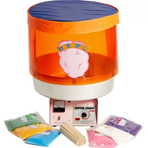 綿菓子機（わたがし・わたあめ）大・色いろザラメ 100人分セットのレンタル 商品レビュー 綿菓子機（わたがし・わたあめ）大・色いろザラメ