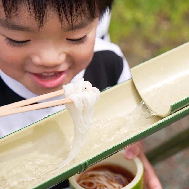 流しそうめん 自宅でパーティーセット（コンパクトホースリール10m付き）のレンタル 流しそうめん 自宅でパーティーセット（コンパクトホース