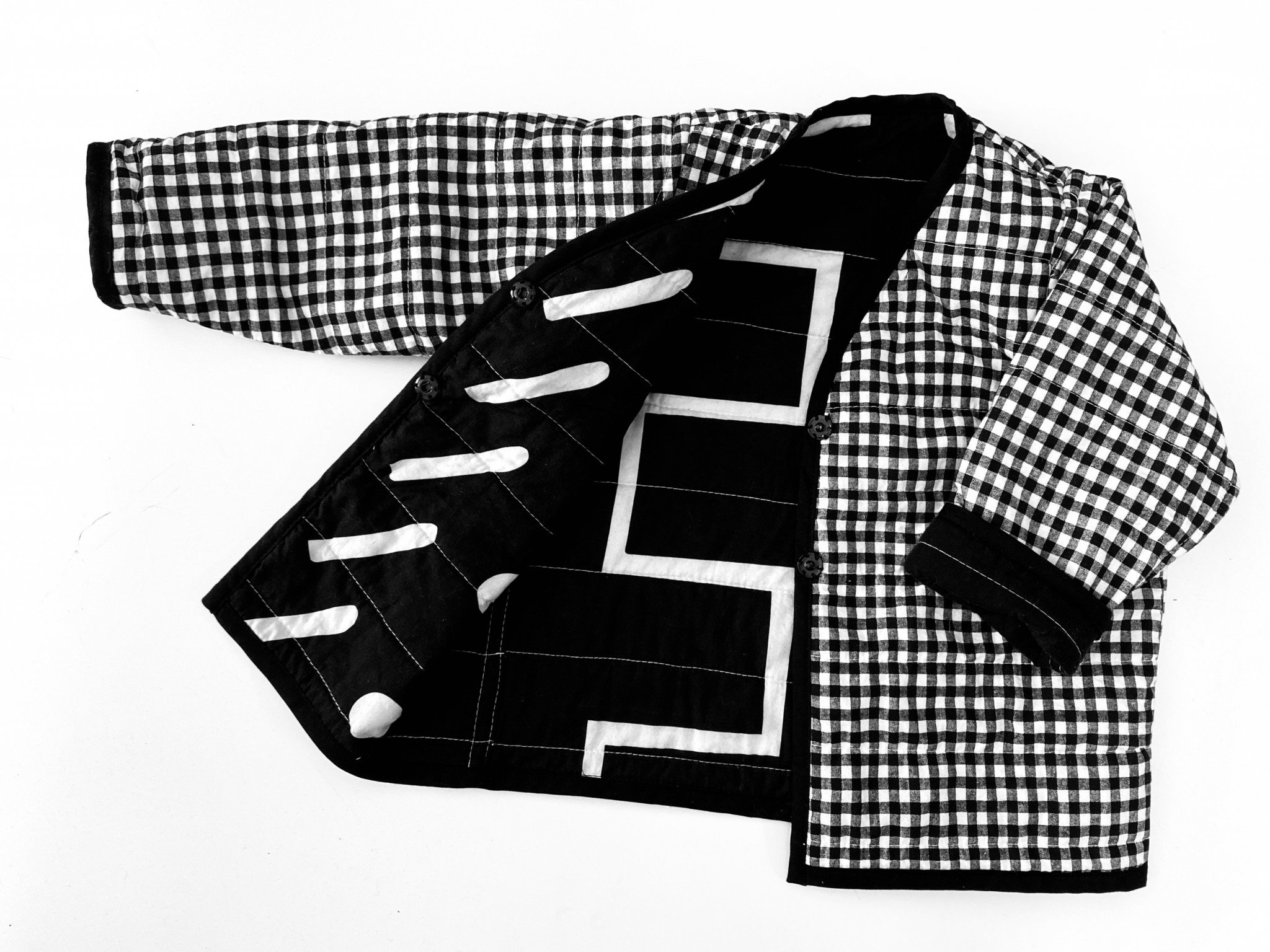 Patterns Reversible Quilted Jacket Darling Clementine