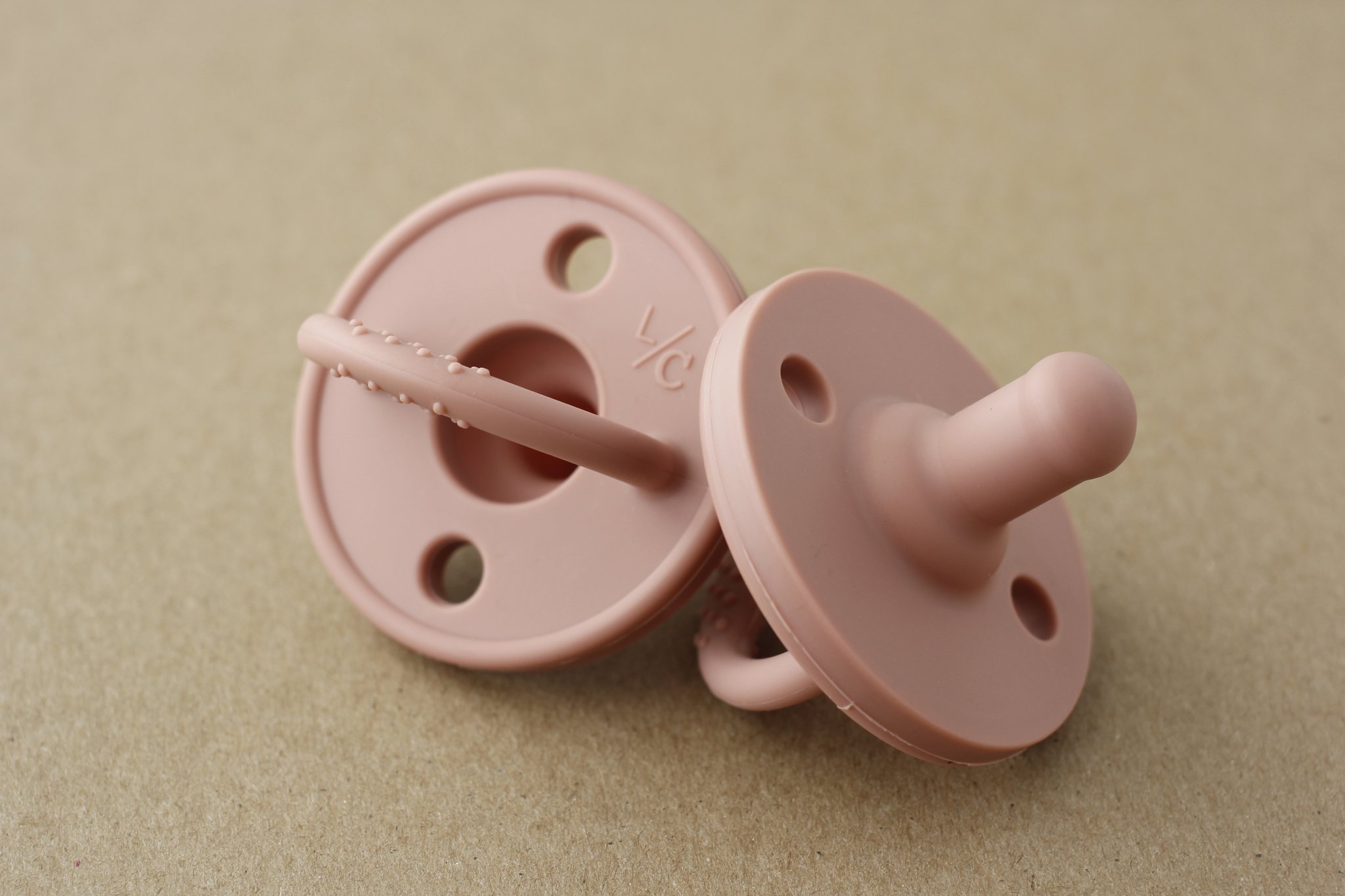 Silicone Pacifier in Rose Darling Clementine