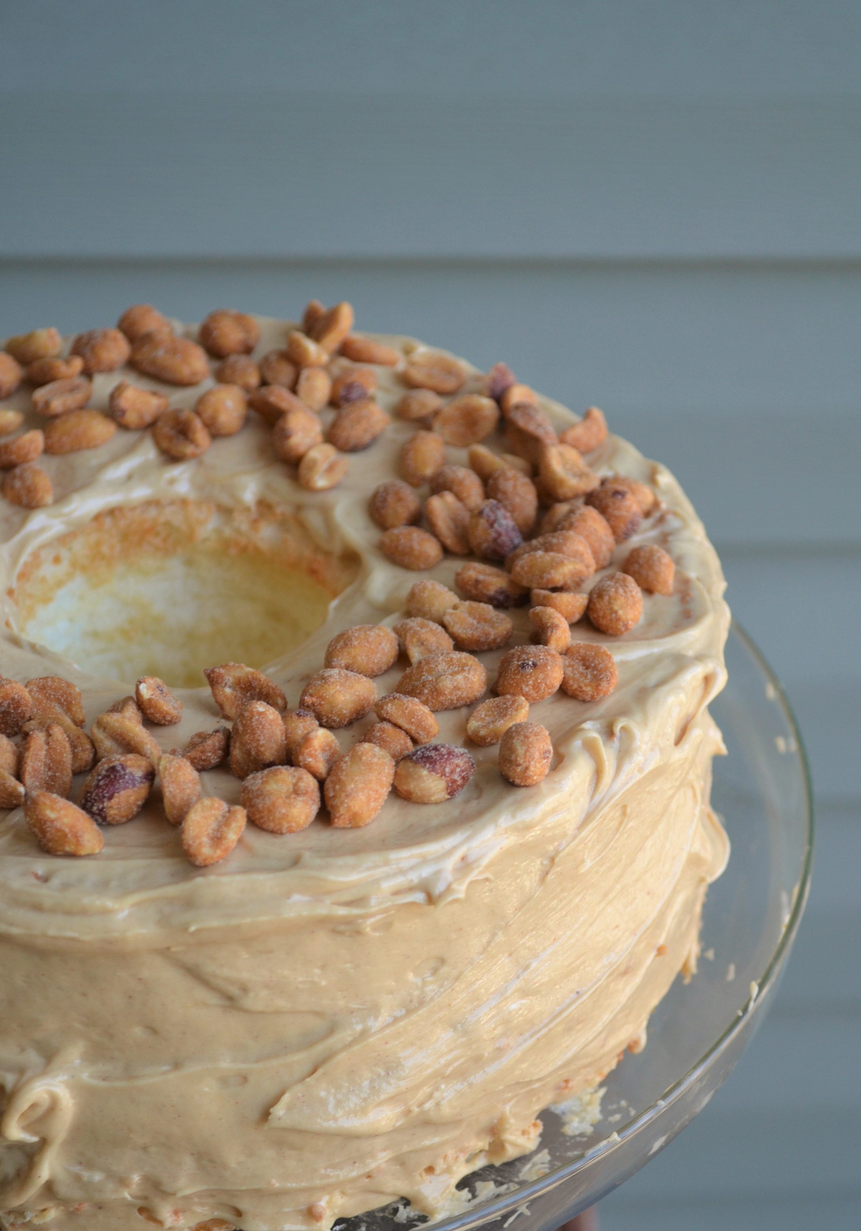 Peanut Butter Angel Food Cake DarryCakes