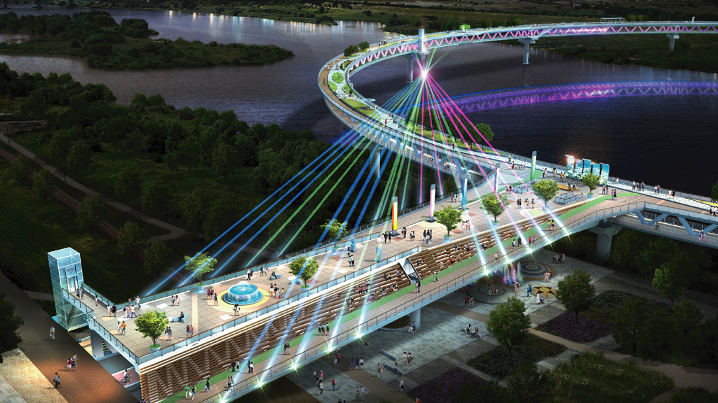 Geumgang Pedestrian Bridge 다산컨설턴트 스마트 웹 서비스