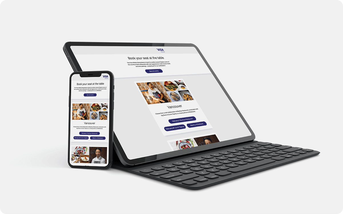 Visa Infinite Dining SeriesDesign Gallery Data Axle