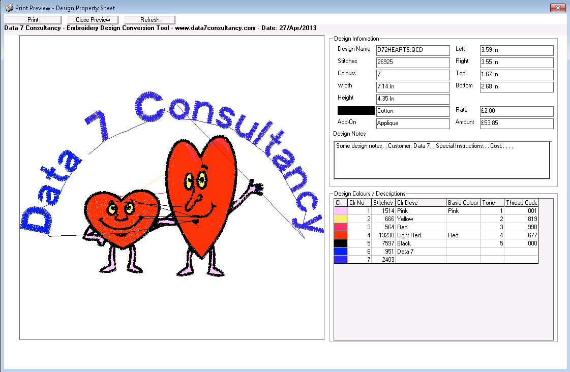 Embroidery Design Viewer Tool Gallery