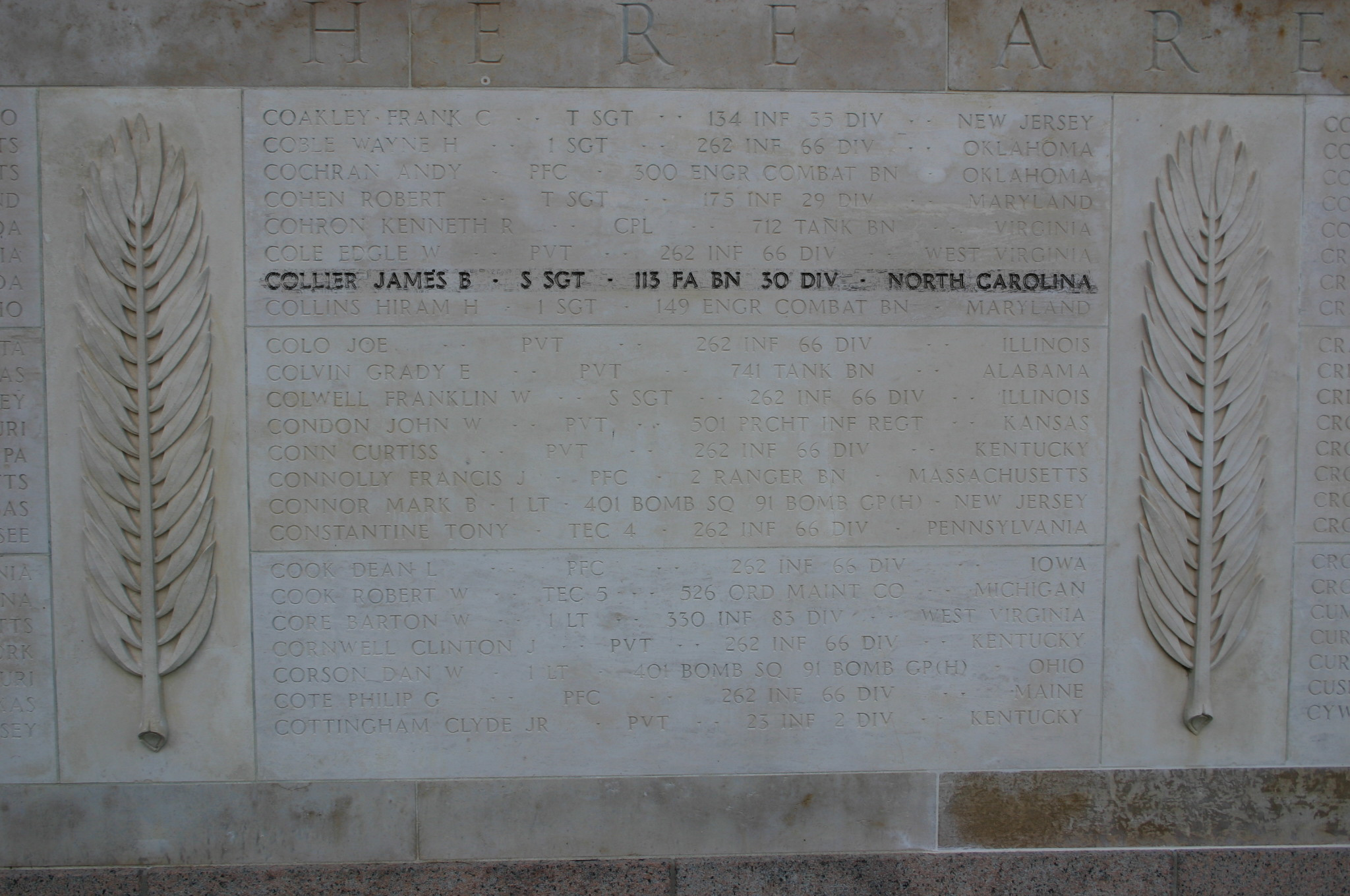 COLLIER James B 113 FAB 30 ID