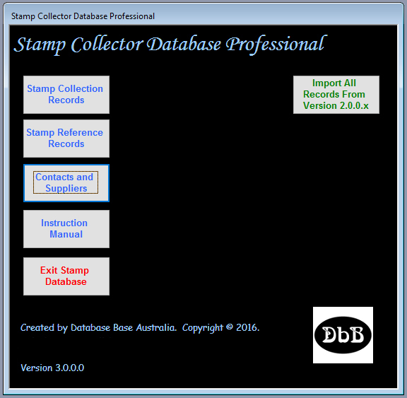 Stamp Collector Database Professional Database Base Australia