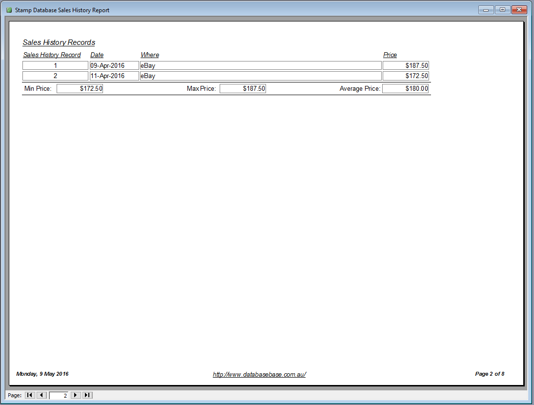 Stamp Collector Database Professional Database Base Australia