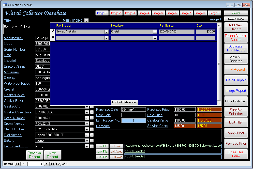 Watch Collector Database Database Base Australia