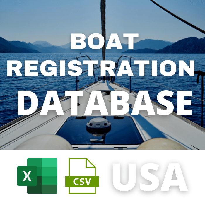 Boat Registration Database Directory USA Database Giants