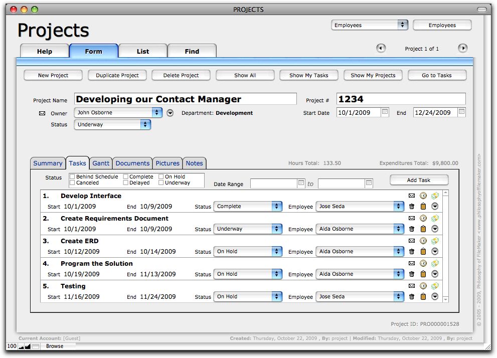 Database ProsSolution