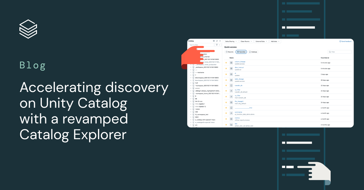Accelerating discovery on Unity Catalog with a revamped Catalog