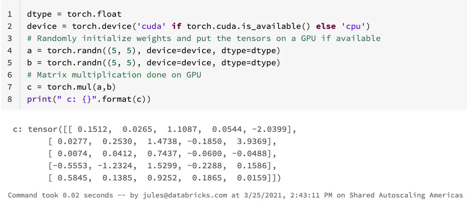 Seven Reasons to Learn PyTorch on Databricks The Databricks Blog
