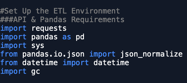 An API Based ETL Pipeline With Python Part 1 Data Courses