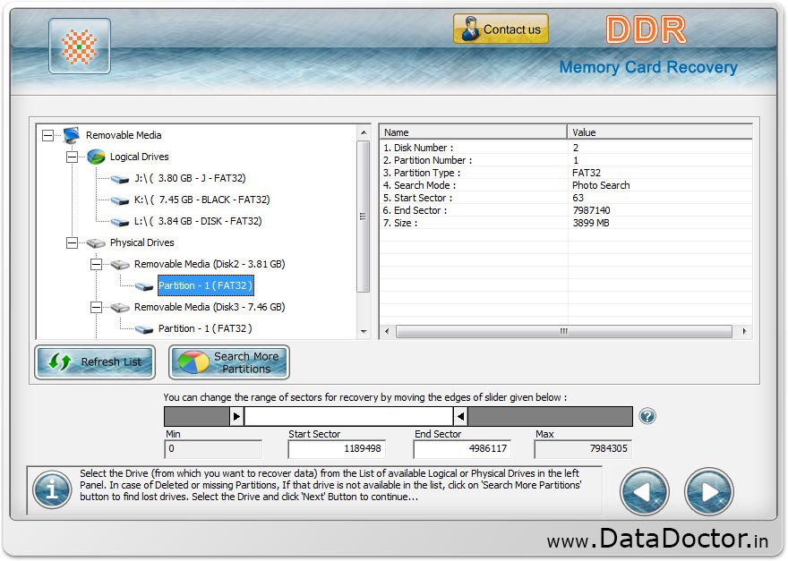 Memory card data recovery files retrieval software utilities tools deleted formatted