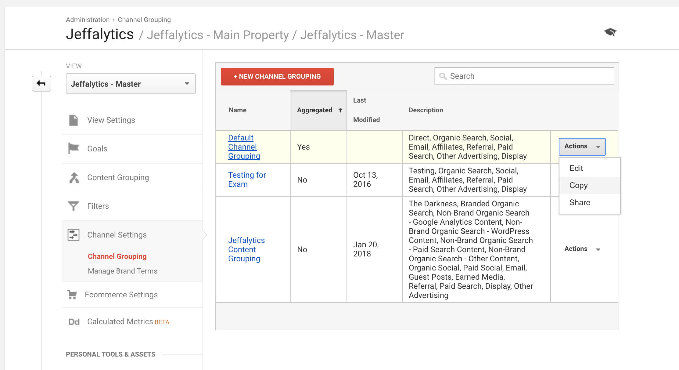 How To Create A Custom Channel Grouping In Google Analytics - Data Driven U