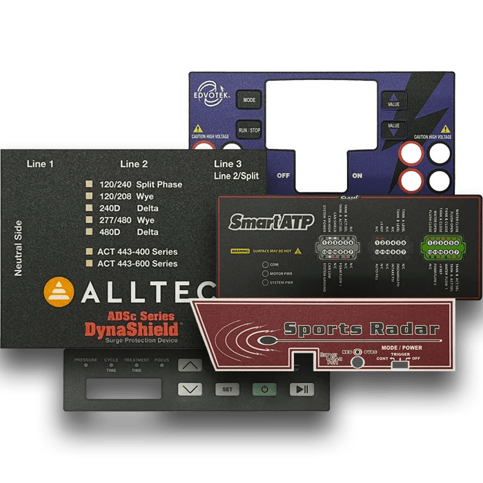 Screen Printed Overlays Data Graphics