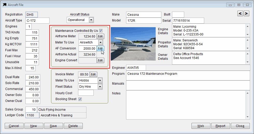 Datahawk Software Aircraft Maintenance Tracking System Manual