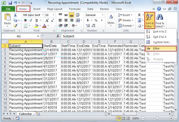 2 Steps to Extract & Print All Recurrences of an Outlook Appointment