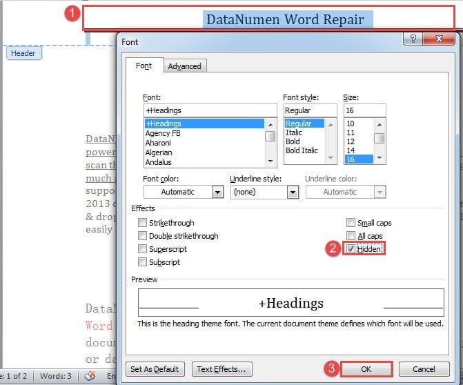 3 Methods to Print Your Word Document without Header and Footer