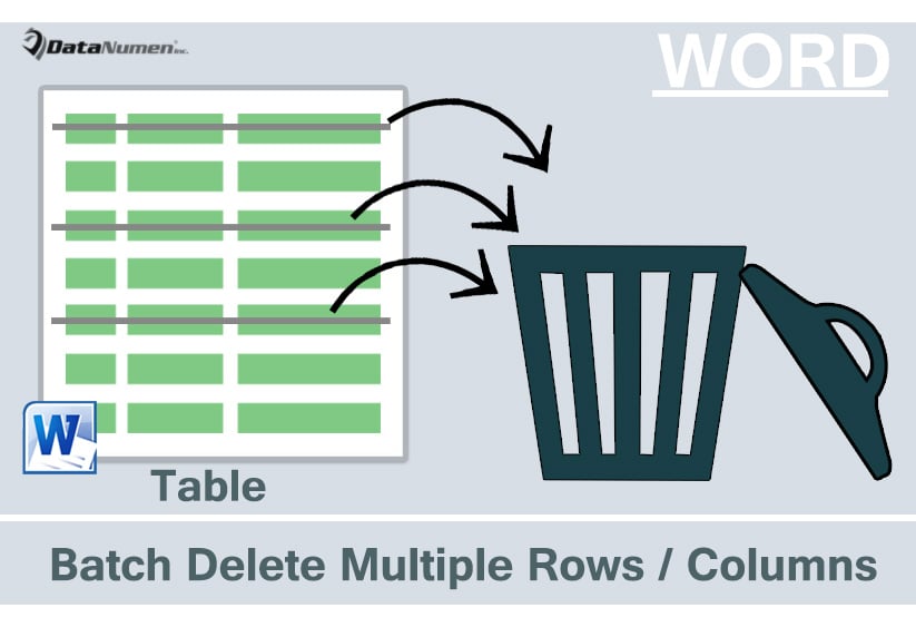 5 Quick Methods to Batch Delete Multiple Rows or Columns in Your Word Table