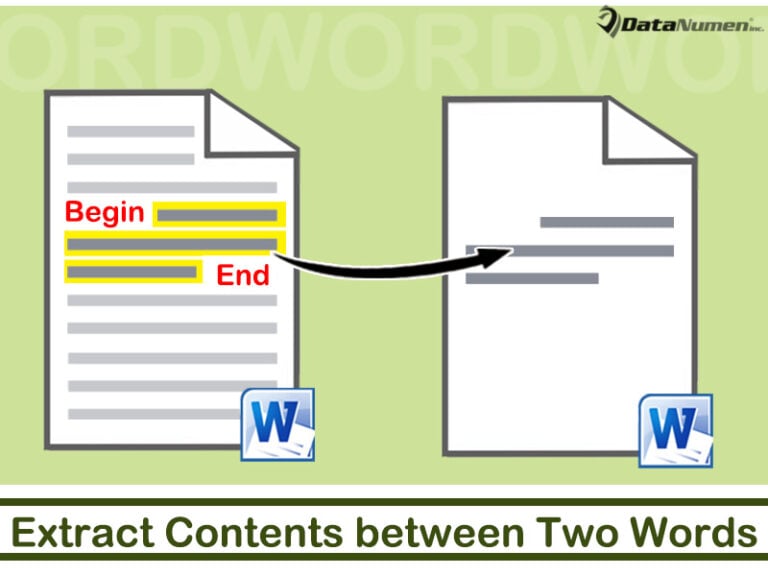 How to Extract Contents between Two Specific Words from One Word