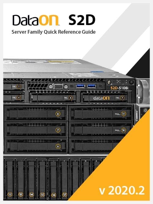 DataON_DOC_S2D_QuickReferenceGuide_v2020.2_w500 · DataON is a Hybrid