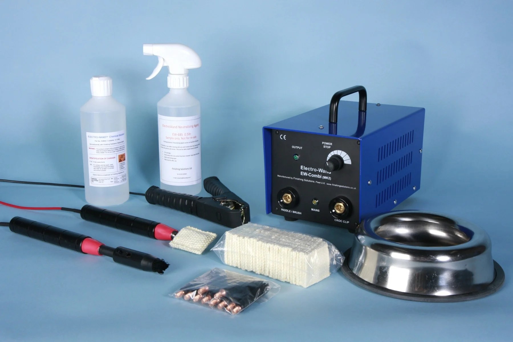 The ELECTROWAND COMBI stainless steel weld cleaner