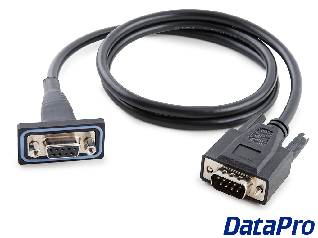 Waterproof DB9 PanelMount Extension Cable DataPro