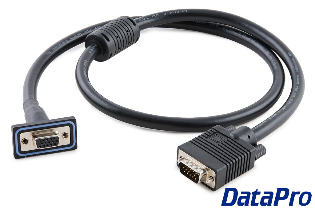 Waterproof VGA Panel Mount Extension Cable DataPro