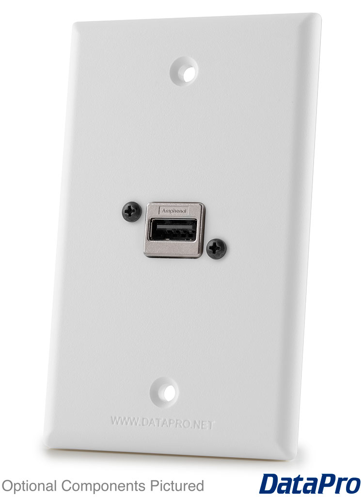 Waterproof USB TypeA Wall Plate DataPro
