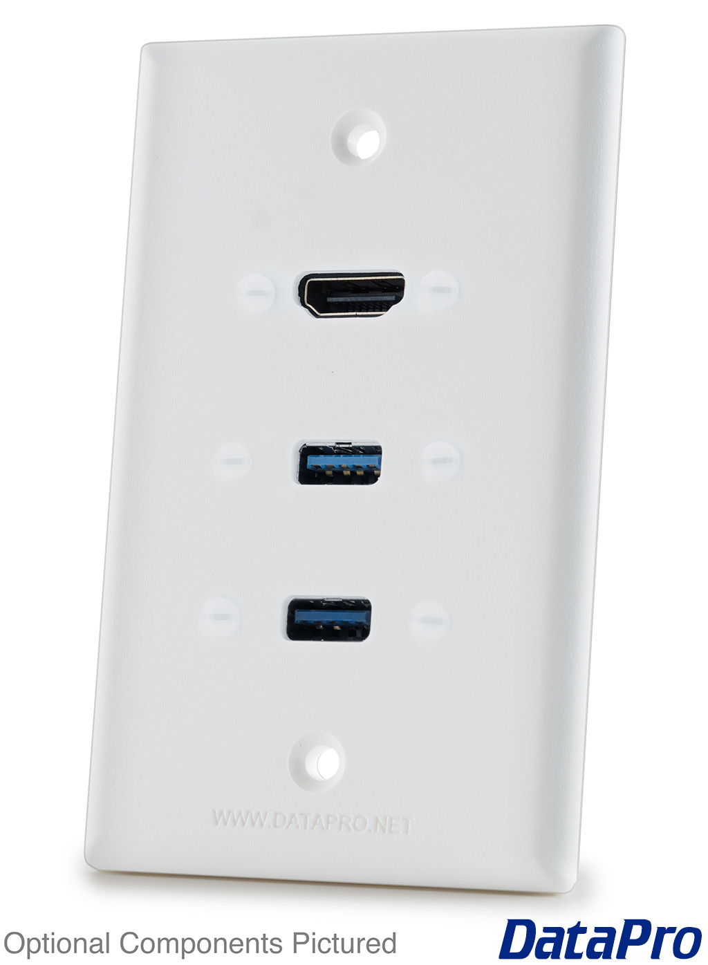 HDMI and 2x USB Wall Plate DataPro