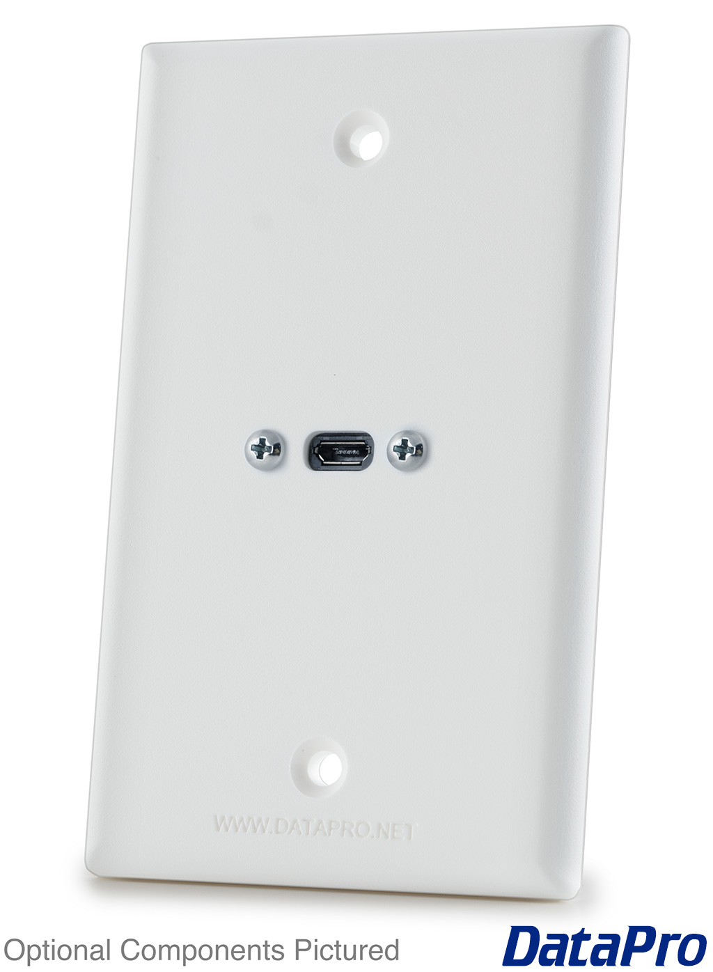 USB Micro-B Wall Plate -- DataPro
