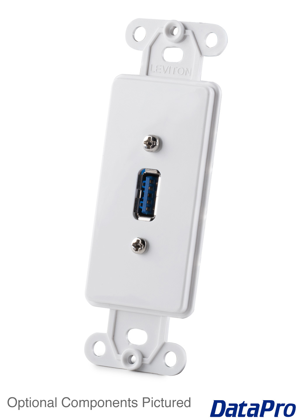 Single USB Decora Plate Insert DataPro