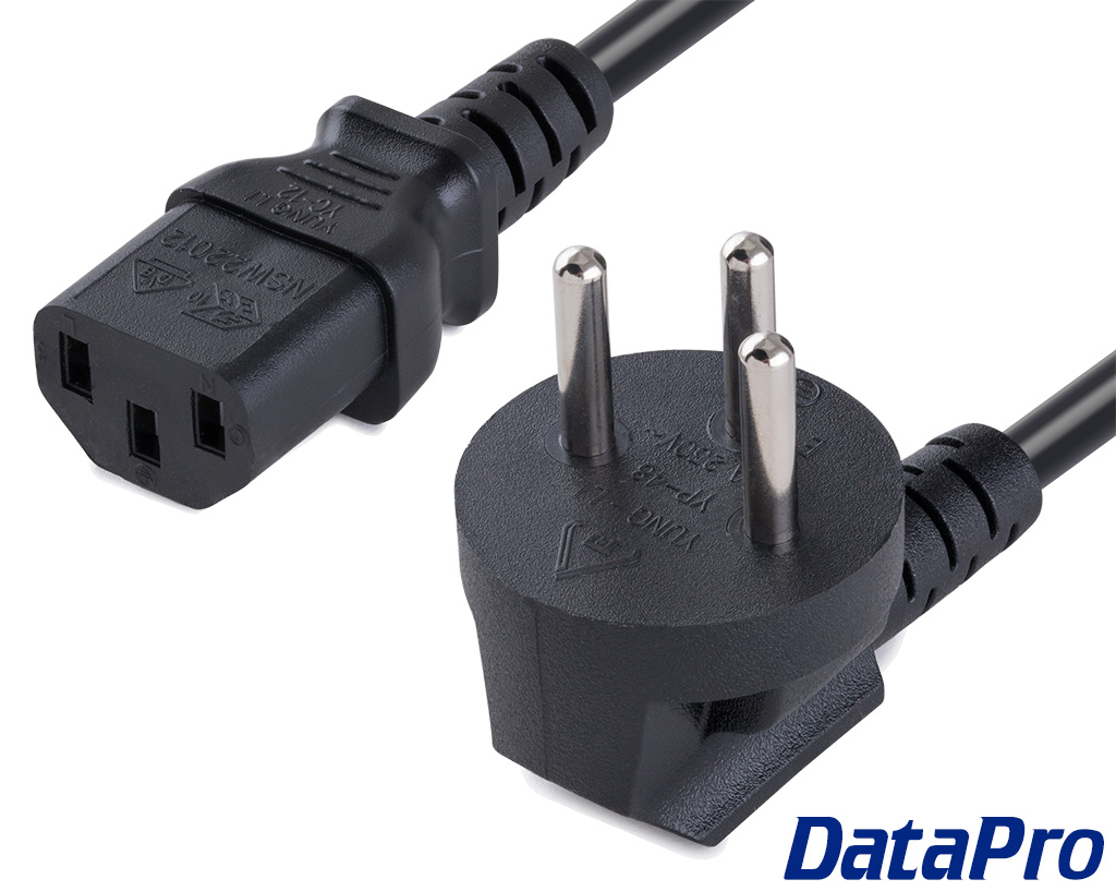 Computer Power Cord Right Angle Israel DataPro