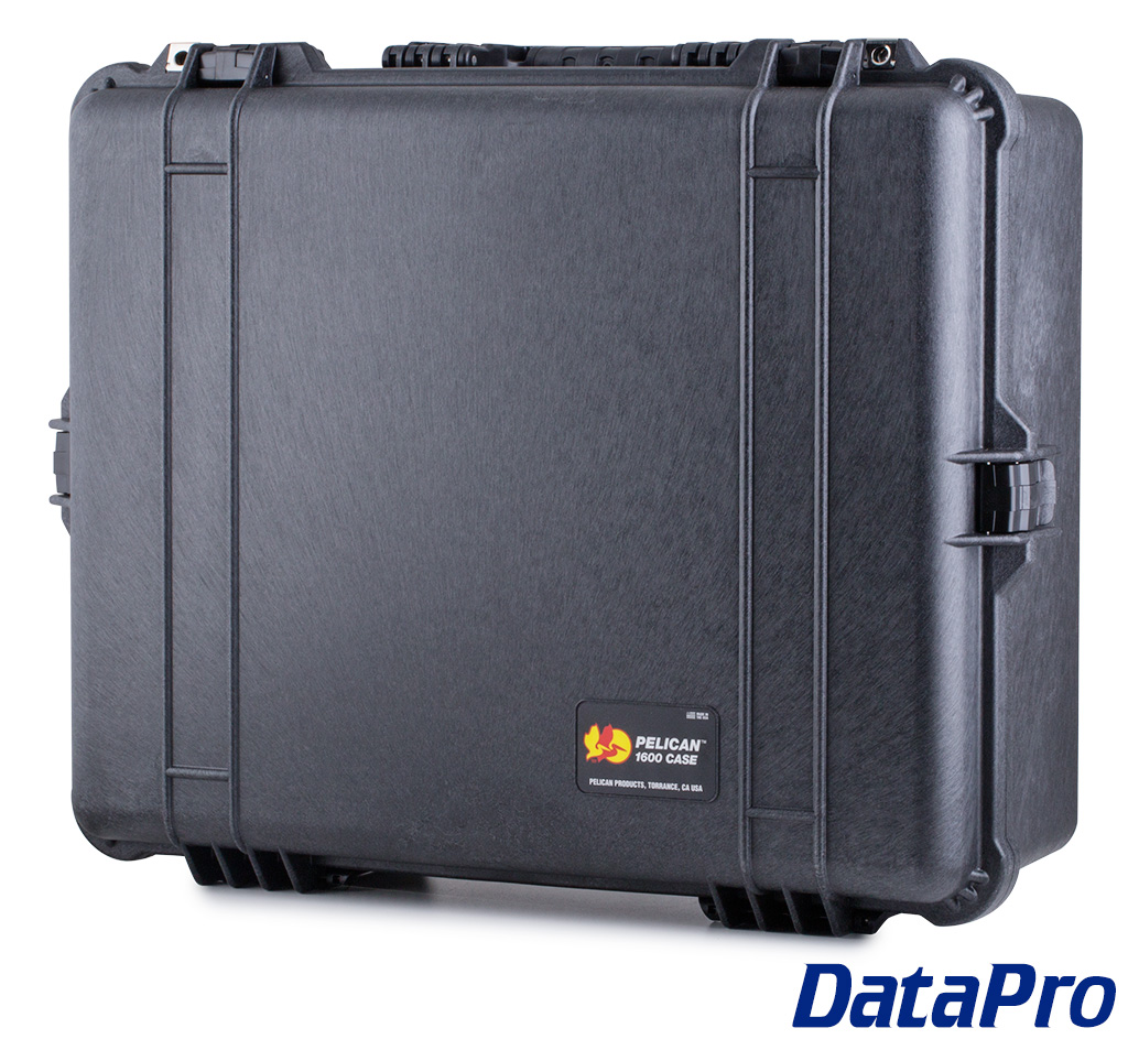 Pelican 1600 Case With Preinstalled Panel Brackets DataPro