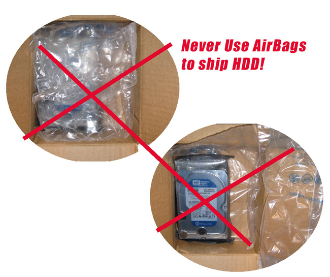 DataRecoveryON Packaging and Shipping