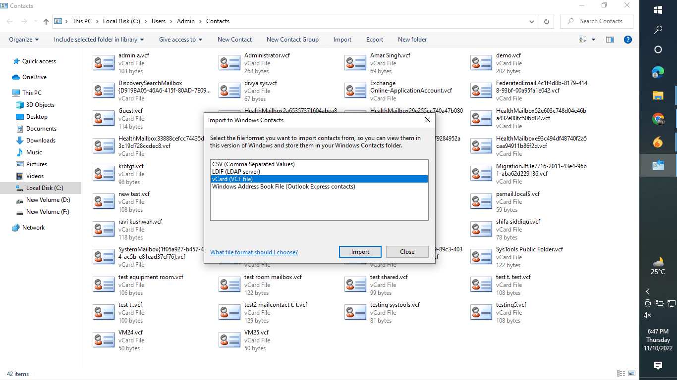 Split Single VCF To Multiple VCF Contacts Files Without data Loss