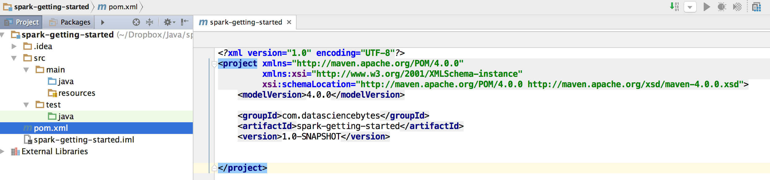 Getting Started with Spark Running a Simple Spark Job in Java