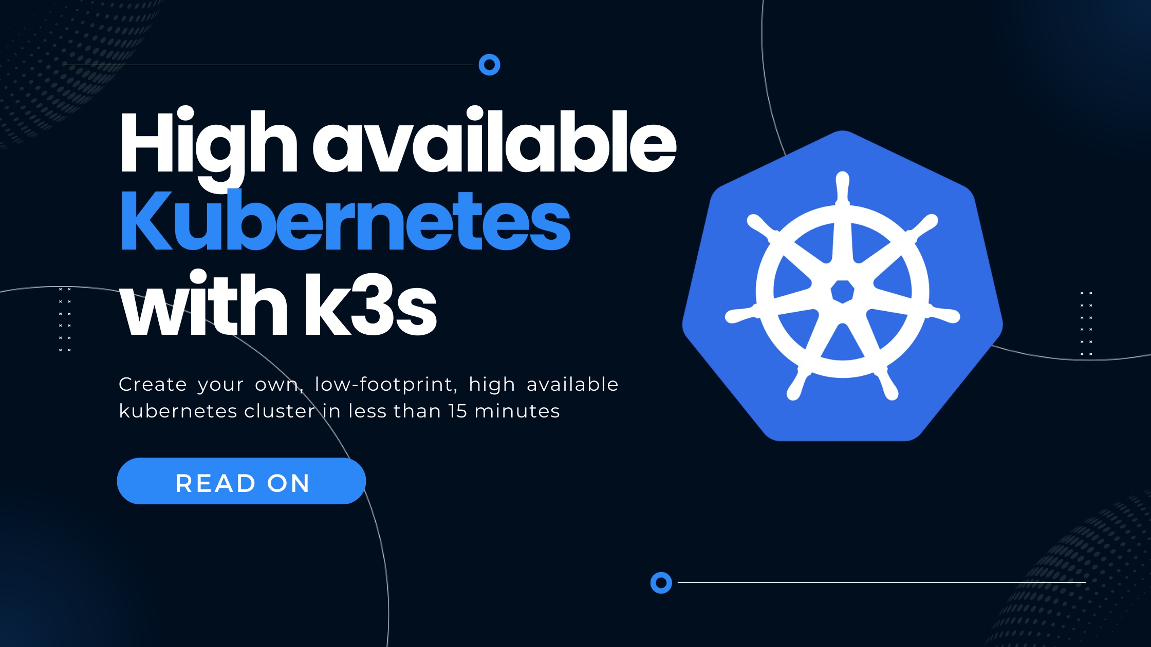 High availability with k3s